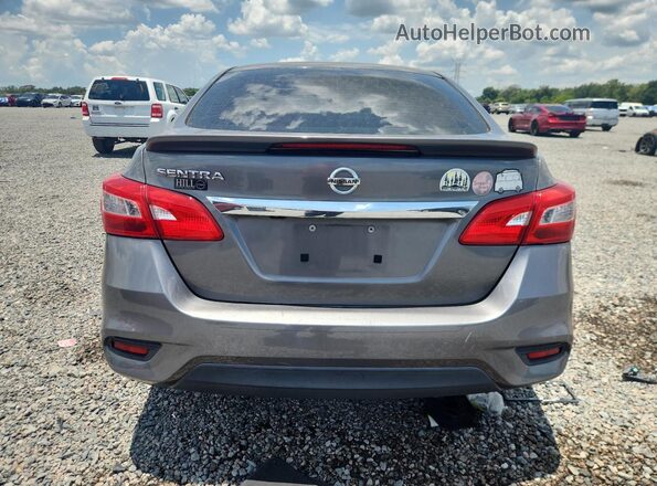 3N1AB7AP9KY286980 2019 NISSAN SENTRA Gray Հետևի տեսք