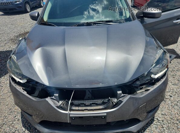 3N1AB7AP9KY286980 2019 NISSAN SENTRA Gray Սալոնի հետևի տեսք