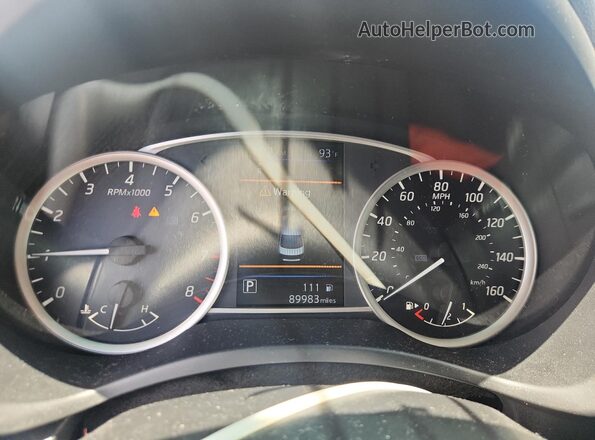 3N1AB7AP9KY286980 2019 NISSAN SENTRA Gray Սարքավորումների վահանակի տեսք