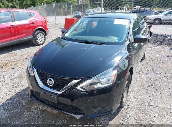 3N1AB7AP9KY304877 2019 NISSAN SENTRA Black Widok zestawu wskaźników