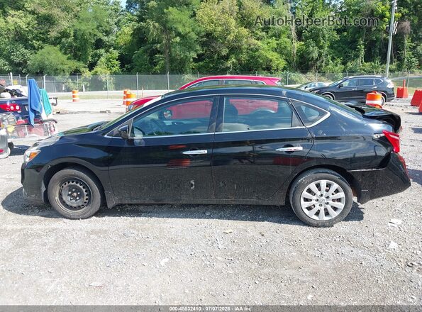3N1AB7AP9KY304877 2019 NISSAN SENTRA Black Widok wnętrza 360 stopni