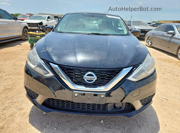 3N1AB7AP9KY310517 2019 NISSAN SENTRA Black Front view