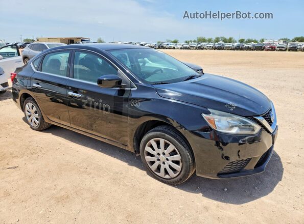 3N1AB7AP9KY310517 2019 NISSAN SENTRA Black Front right