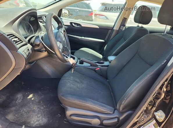 3N1AB7AP9KY310517 2019 NISSAN SENTRA Black Front interior view