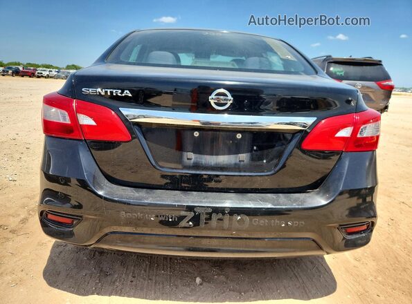 3N1AB7AP9KY310517 2019 NISSAN SENTRA Black Rear view