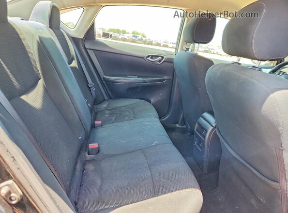 3N1AB7AP9KY310517 2019 NISSAN SENTRA Black Rear seats view