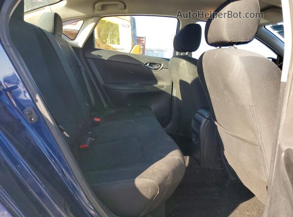 3N1AB7AP9KY323980 2019 NISSAN SENTRA Blue Вид задніх сидінь