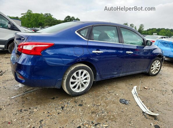 3N1AB7AP9KY332582 2019 NISSAN SENTRA Blue Հետևի աջ