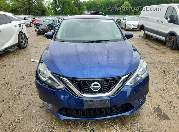 3N1AB7AP9KY332582 2019 NISSAN SENTRA Blue Դիմացի տեսք