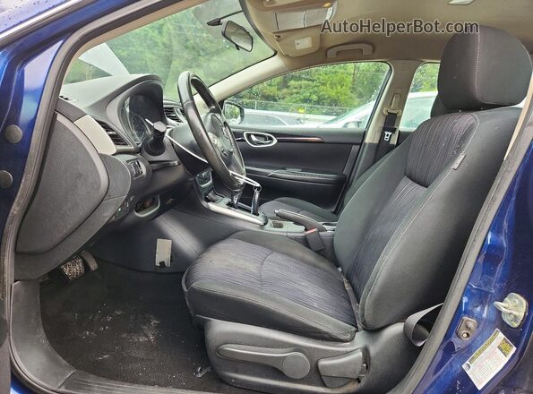 3N1AB7AP9KY332582 2019 NISSAN SENTRA Blue Սալոնի դիմացի տեսք