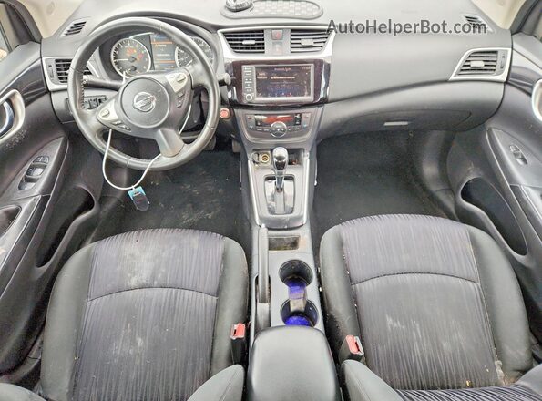 3N1AB7AP9KY332582 2019 NISSAN SENTRA Blue Առջևի վահանակի տեսք