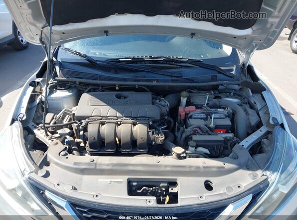 3N1AB7AP9KY336194 2019 NISSAN SENTRA Silver Вид ззаду