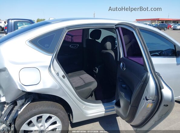 3N1AB7AP9KY336194 2019 NISSAN SENTRA Silver Вид наклейки з VIN-кодом