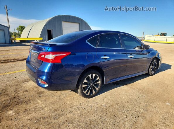 3N1AB7AP9KY340441 2019 NISSAN SENTRA Blue Rear right