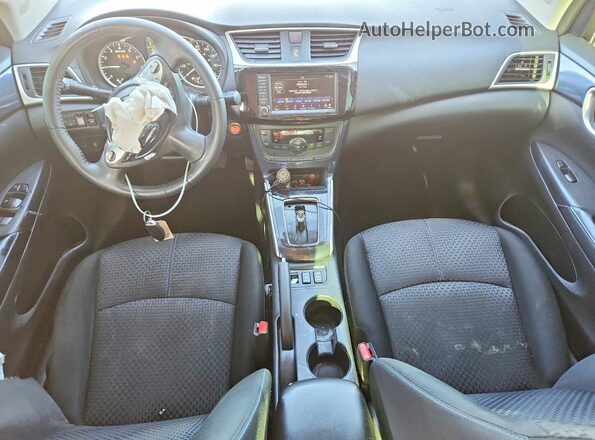 3N1AB7AP9KY340441 2019 NISSAN SENTRA Blue Dashboard view