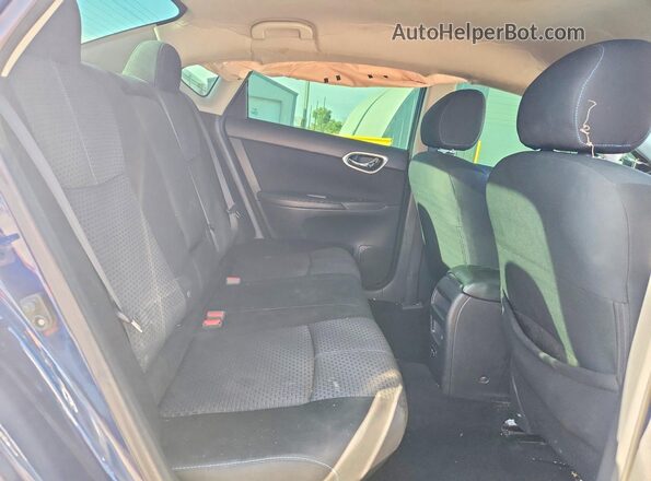 3N1AB7AP9KY340441 2019 NISSAN SENTRA Blue Rear seats view