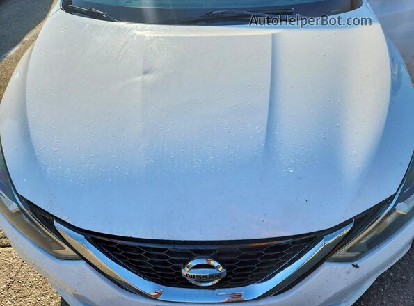 3N1AB7AP9KY340505 2019 NISSAN SENTRA Белый Вид задней части салона