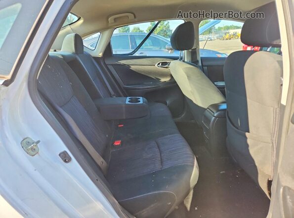 3N1AB7AP9KY340505 2019 NISSAN SENTRA Белый Вид задних сидений