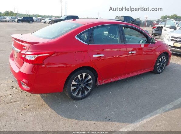 3N1AB7AP9KY345302 2019 NISSAN SENTRA Red უკანა მარჯვენა