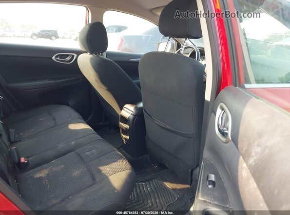3N1AB7AP9KY345302 2019 NISSAN SENTRA Red VIN კოდის სტიკერის ხედი