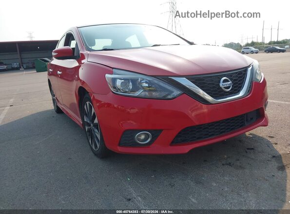 3N1AB7AP9KY345302 2019 NISSAN SENTRA Red წინა ხედი