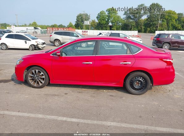 3N1AB7AP9KY345302 2019 NISSAN SENTRA Red სალონის 360-გრადუსიანი ხედი