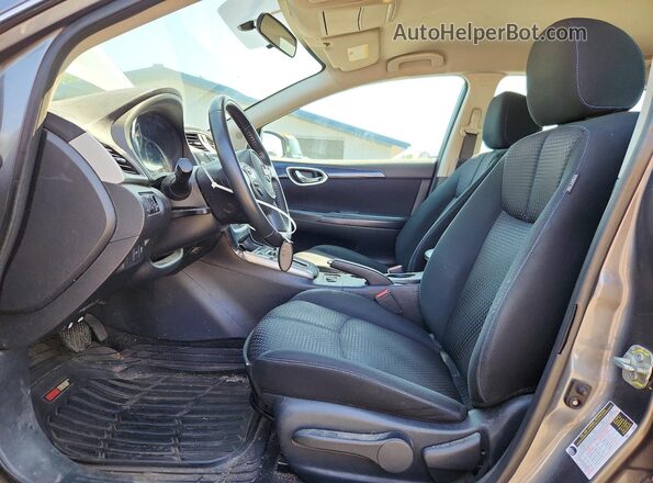 3N1AB7AP9KY371219 2019 NISSAN SENTRA Gray Front interior view