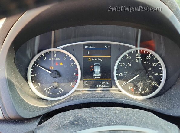 3N1AB7AP9KY371219 2019 NISSAN SENTRA Gray Instrument cluster view