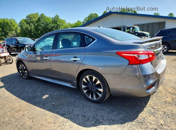 3N1AB7AP9KY371219 2019 NISSAN SENTRA Gray Rear left