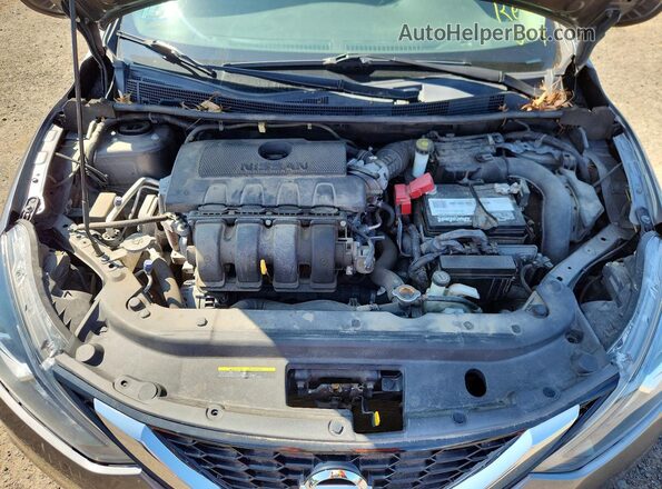 3N1AB7AP9KY371219 2019 NISSAN SENTRA Gray Rear interior view