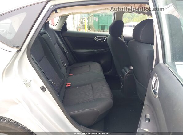 3N1AB7AP9KY374086 2019 NISSAN SENTRA Silver VIN კოდის სტიკერის ხედი