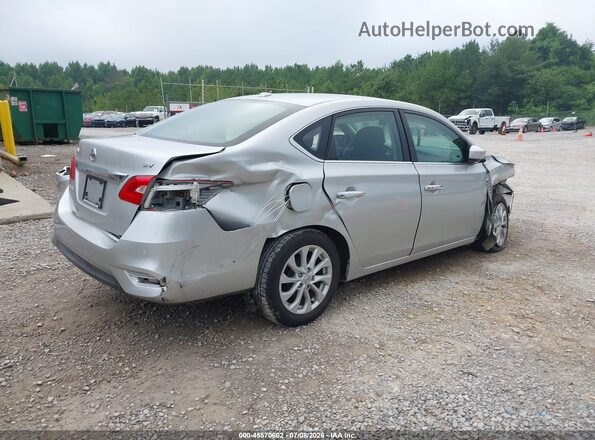 3N1AB7AP9KY374086 2019 NISSAN SENTRA Silver უკანა მარჯვენა