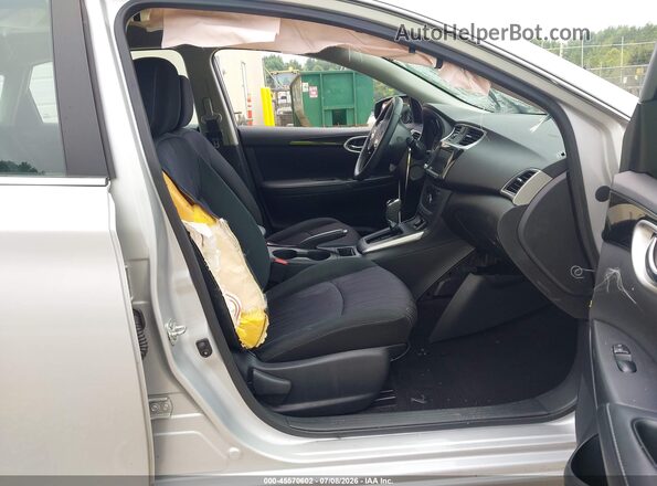 3N1AB7AP9KY374086 2019 NISSAN SENTRA Silver წინა სალონის ხედი