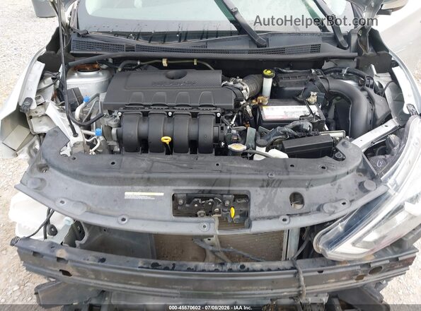 3N1AB7AP9KY374086 2019 NISSAN SENTRA Silver უკანა ხედი