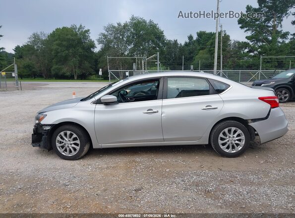 3N1AB7AP9KY374086 2019 NISSAN SENTRA Silver სალონის 360-გრადუსიანი ხედი