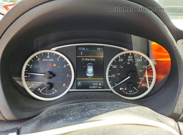3N1AB7AP9KY375738 2019 NISSAN SENTRA Silver ხელსაწყოთა პანელის ხედი