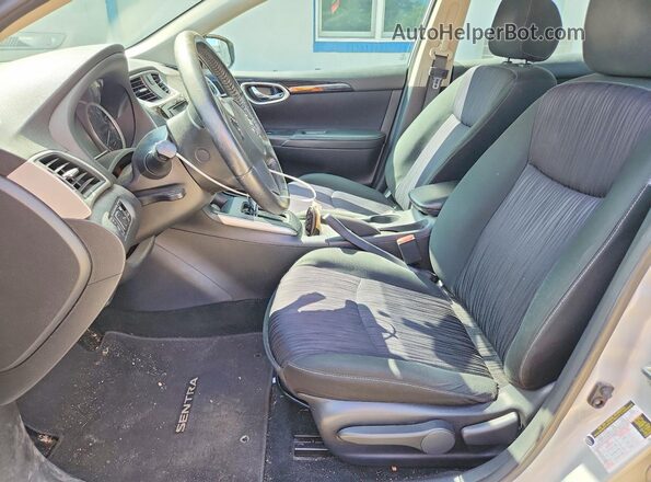 3N1AB7AP9KY375738 2019 NISSAN SENTRA Silver წინა სალონის ხედი