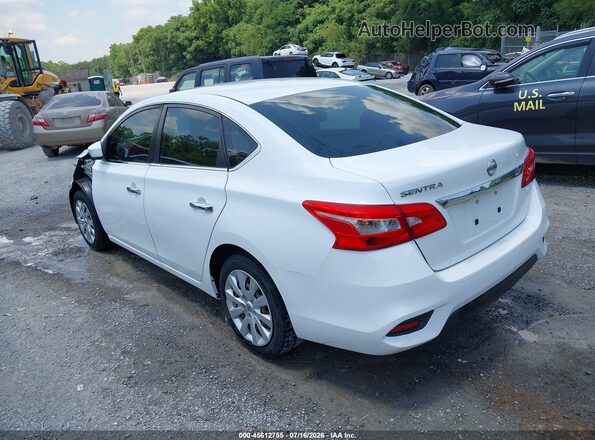 3N1AB7AP9KY384570 2019 NISSAN SENTRA White Trasero izquierdo
