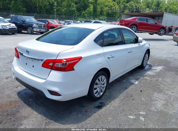 3N1AB7AP9KY384570 2019 NISSAN SENTRA White Trasero derecho