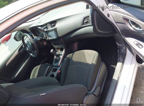 3N1AB7AP9KY384570 2019 NISSAN SENTRA White Vista interior delantera