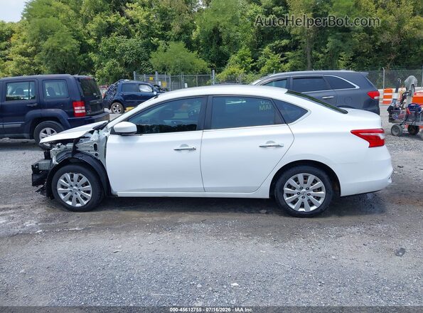 3N1AB7AP9KY384570 2019 NISSAN SENTRA White Vista interior de 360 grados