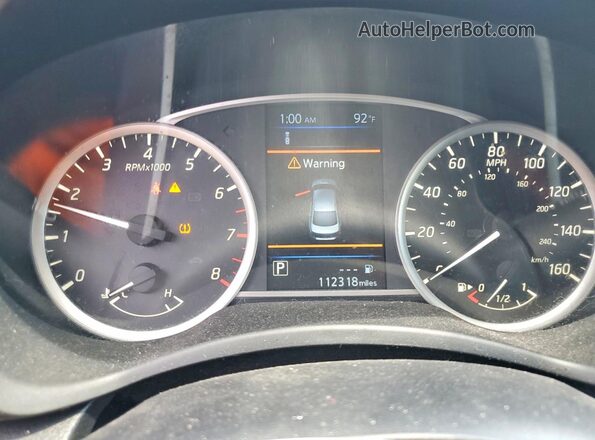 3N1AB7AP9KY384908 2019 NISSAN SENTRA Gray Vista del cuadro de instrumentos