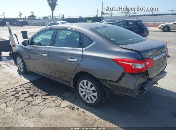 3N1AB7AP9KY390675 2019 NISSAN SENTRA Gray Trasero izquierdo
