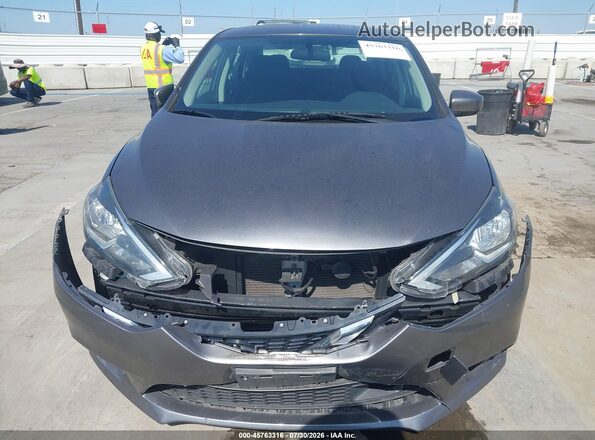 3N1AB7AP9KY390675 2019 NISSAN SENTRA Gray 