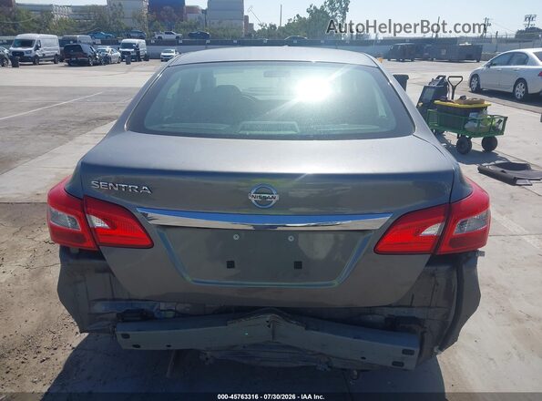 3N1AB7AP9KY390675 2019 NISSAN SENTRA Gray 