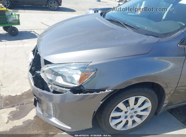 3N1AB7AP9KY390675 2019 NISSAN SENTRA Gray Vista interior trasera