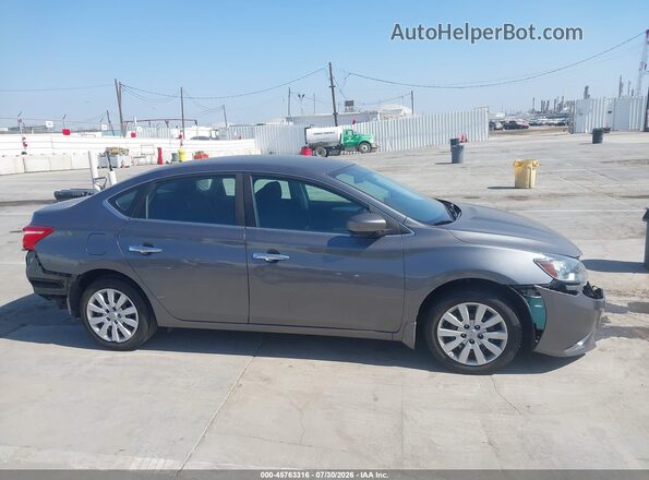 3N1AB7AP9KY390675 2019 NISSAN SENTRA Gray 