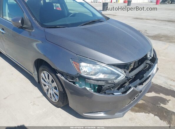 3N1AB7AP9KY390675 2019 NISSAN SENTRA Gray 