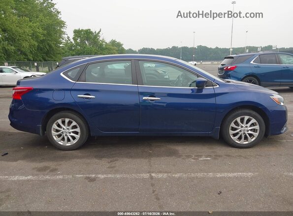 3N1AB7AP9KY403229 2019 NISSAN SENTRA Dark Blue Rear interior view