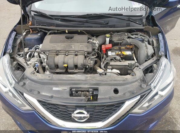 3N1AB7AP9KY403229 2019 NISSAN SENTRA Dark Blue Rear view